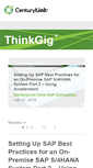 Mobile Screenshot of m.thinkgig.com